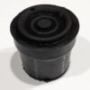 Regaton Andadera de 1 c/arandela de Hule negro - 20 Piezas